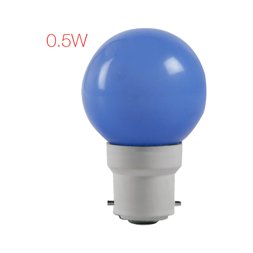 Adore LED 0.5W B22 Ball Lamp Blue